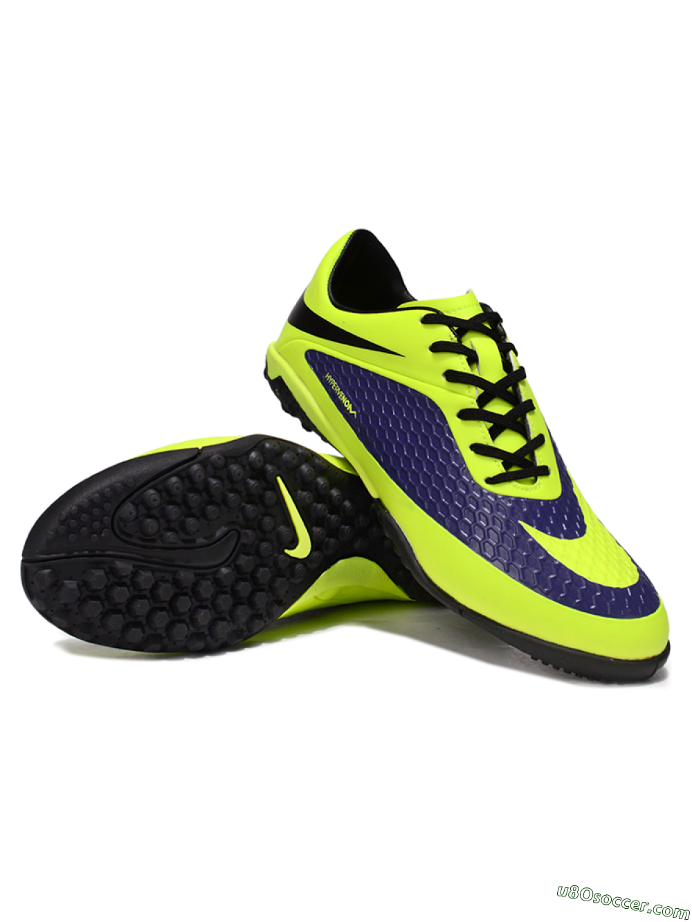 Nike Hypervenom Phantom RGN SE TF Artificial Turf Soccer Shoes - Yellow/Blue/Black 3