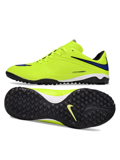 Nike Hypervenom Phantom RGN SE TF Artificial Turf Soccer Shoes - Yellow/Blue/Black