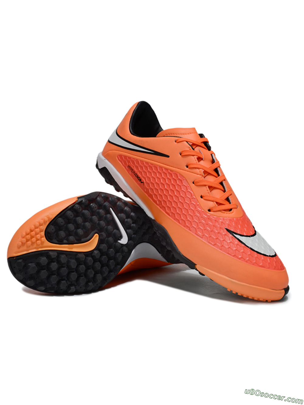 Nike Hypervenom Phantom RGN SE TF Artificial Turf Soccer Shoes - Orange/Red/White 3