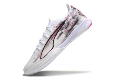Puma Ultra 5 Ultimate TF Artificial Turf Soccer Shoes - White/Black/Pink
