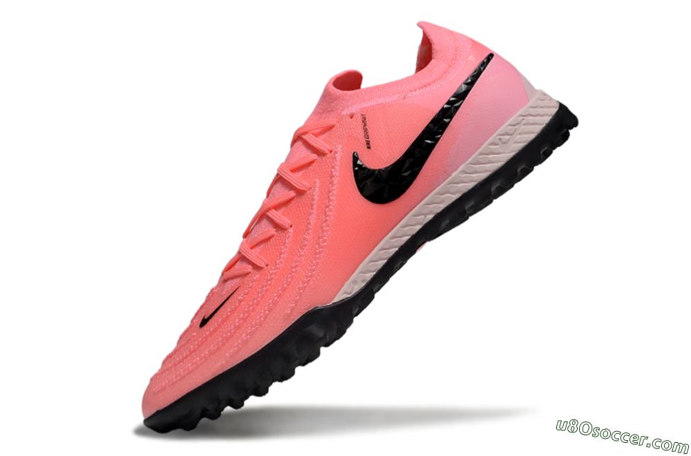 Nike Phantom GX 2 Elite TF Artificial Turf Soccer Shoes - Pink/Black/White 6