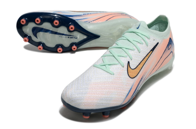 Nike Air Zoom Mercurial Vapor 16 Elite AG Artificial Grass Soccer Cleats - Pink/Jade/Yellow