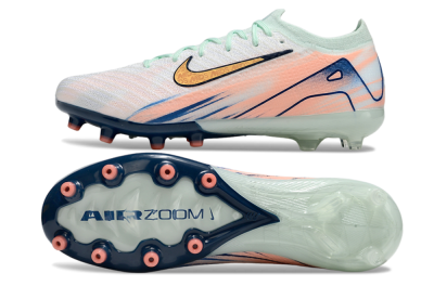 Nike Air Zoom Mercurial Vapor 16 Elite AG Artificial Grass Soccer Cleats - Pink/Jade/Yellow
