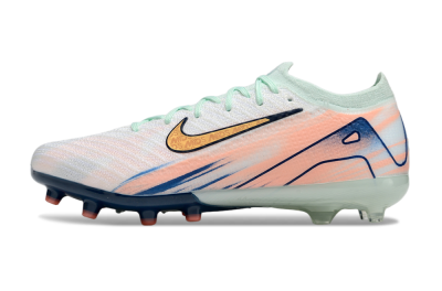 Nike Air Zoom Mercurial Vapor 16 Elite AG Artificial Grass Soccer Cleats - Pink/Jade/Yellow