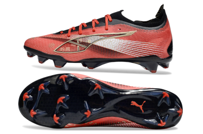 Puma Ultra 5 Ultimate FG Firm Ground Soccer Cleats - Red/Gold/White