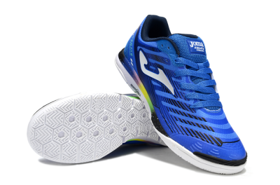 Joma Top Flex IC Indoor & Futsal Soccer Shoes - Blue/White/Black
