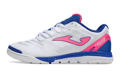 Joma Top Flex IC Indoor & Futsal Soccer Shoes - White/Pink/Blue