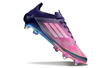 Adidas F50 Elite SG Soft Ground Soccer Cleats - Pink/Purple/Yellow