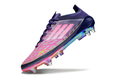 Adidas F50 Elite SG Soft Ground Soccer Cleats - Pink/Purple/Yellow