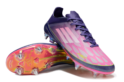 Adidas F50 Elite SG Soft Ground Soccer Cleats - Pink/Purple/Yellow