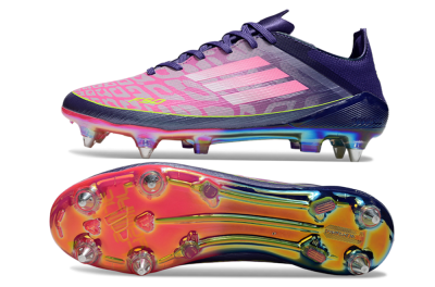Adidas F50 Elite SG Soft Ground Soccer Cleats - Pink/Purple/Yellow