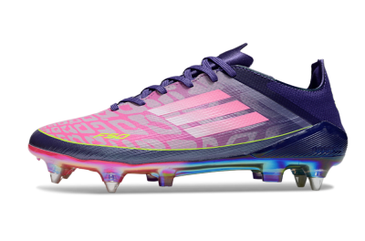 Adidas F50 Elite SG Soft Ground Soccer Cleats - Pink/Purple/Yellow