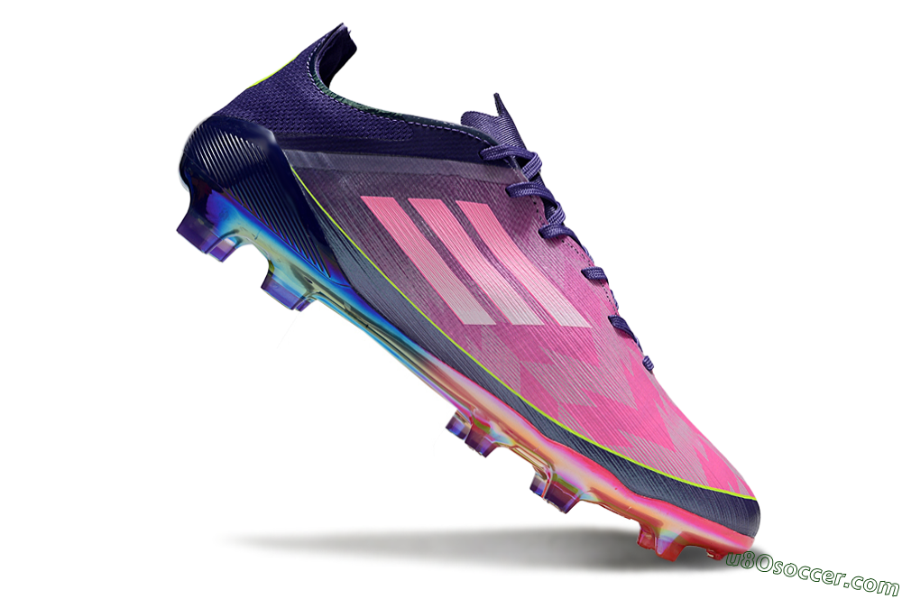 Adidas F50 Elite FG Firm Ground Soccer Cleats - Pink/Purple/Yellow 3