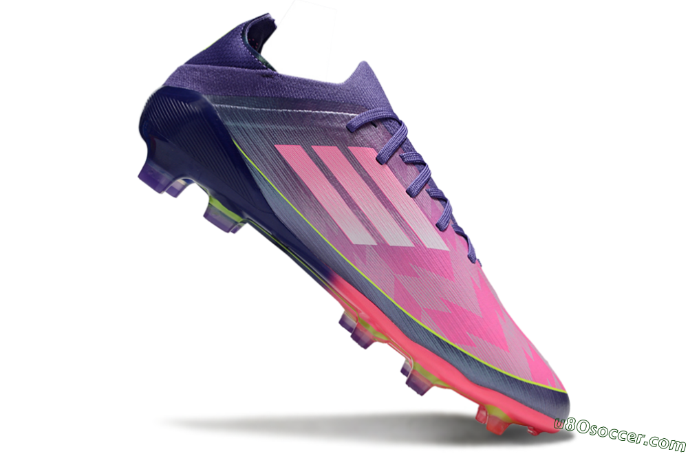 Adidas F50 Elite FG Firm Ground Soccer Cleats - Pink/Purple/Yellow 4