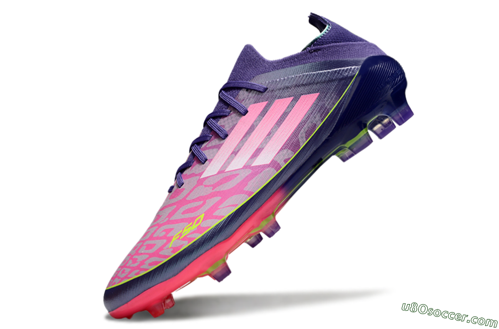 Adidas F50 Elite FG Firm Ground Soccer Cleats - Pink/Purple/Yellow 5