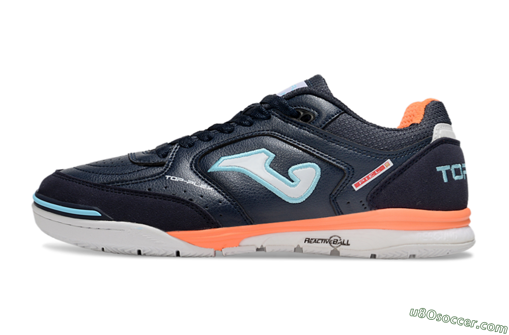 Joma Top Flex IC Indoor & Futsal Soccer Shoes - Blue/Jade/White 2