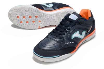 Joma Top Flex IC Indoor & Futsal Soccer Shoes - Blue/Jade/White