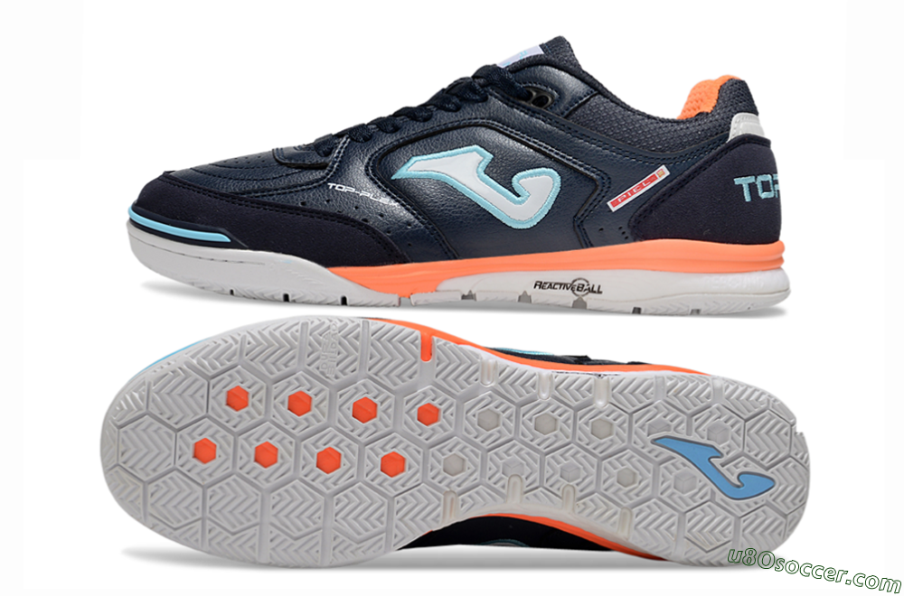 Joma Top Flex IC Indoor & Futsal Soccer Shoes - Blue/Jade/White 0
