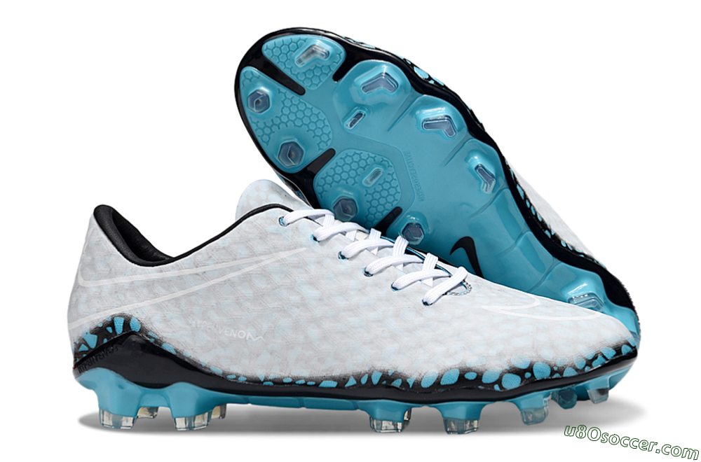 Nike Hypervenom Phantom Rgn SE FG Firm Ground Soccer Cleats - White/Black/Jade 1