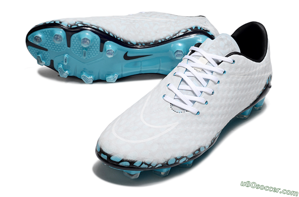 Nike Hypervenom Phantom Rgn SE FG Firm Ground Soccer Cleats - White/Black/Jade 3
