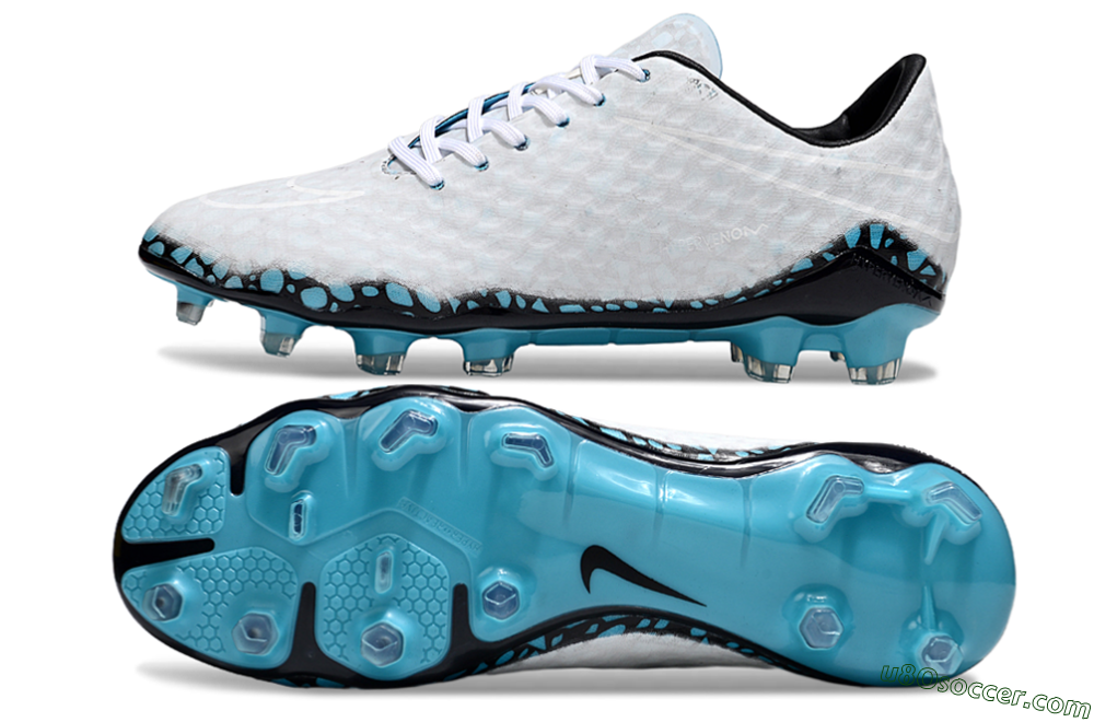 Nike Hypervenom Phantom Rgn SE FG Firm Ground Soccer Cleats - White/Black/Jade 0
