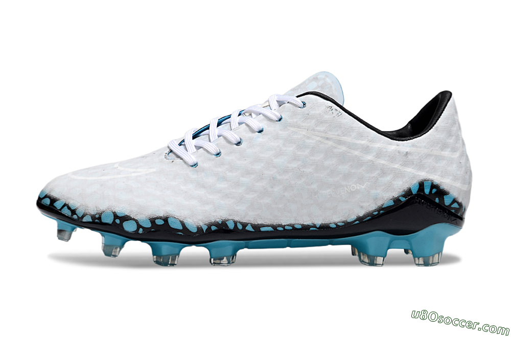 Nike Hypervenom Phantom Rgn SE FG Firm Ground Soccer Cleats - White/Black/Jade 2