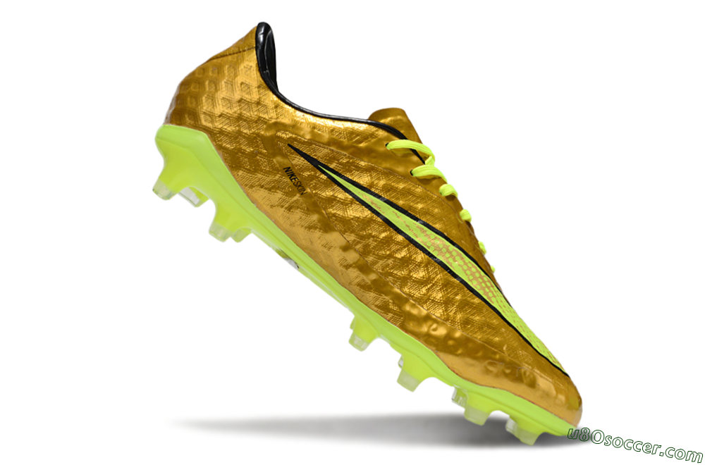 Nike Hypervenom Phantom Rgn SE FG Firm Ground Soccer Cleats - Gold/Black/Yellow 4
