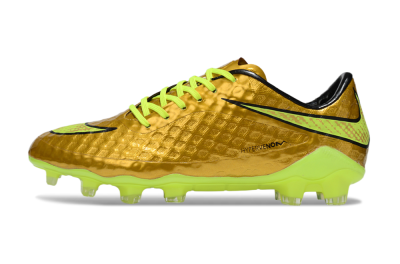 Nike Hypervenom Phantom Rgn SE FG Firm Ground Soccer Cleats - Gold/Black/Yellow