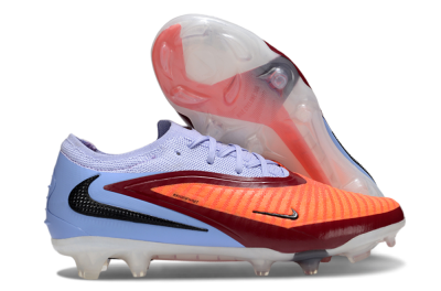 Nike Phantom 6 Elite Low FG Firm Ground Soccer Cleats - Red/Blue/Black