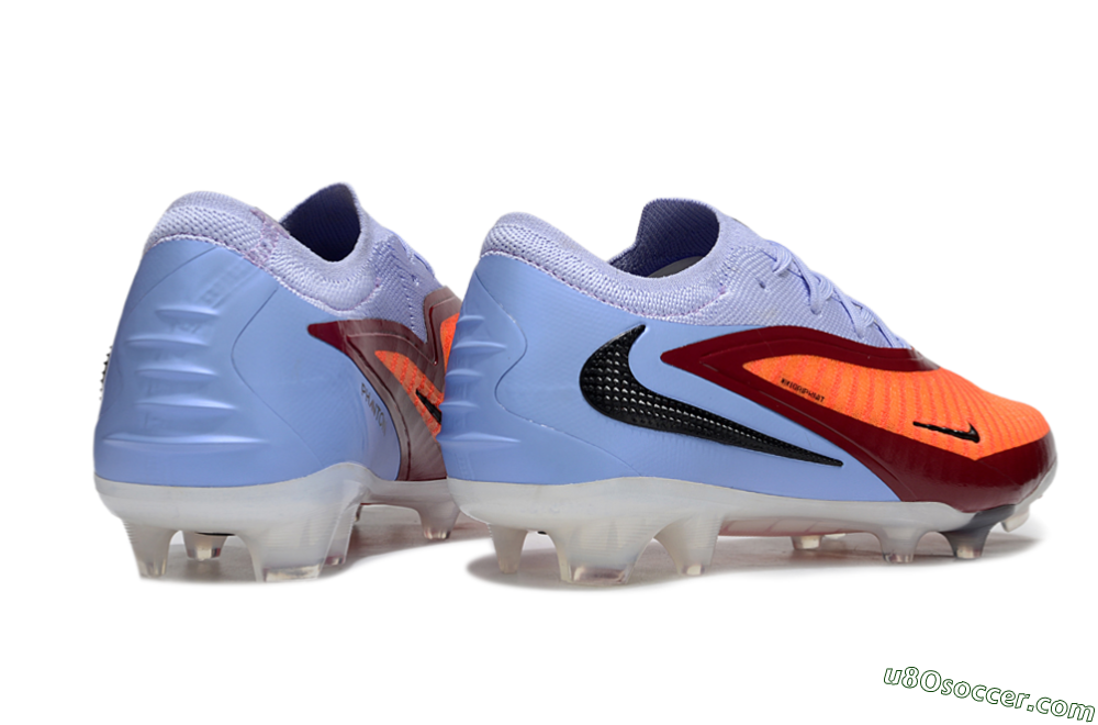 Nike Phantom 6 Elite Low FG Firm Ground Soccer Cleats - Red/Blue/Black 6