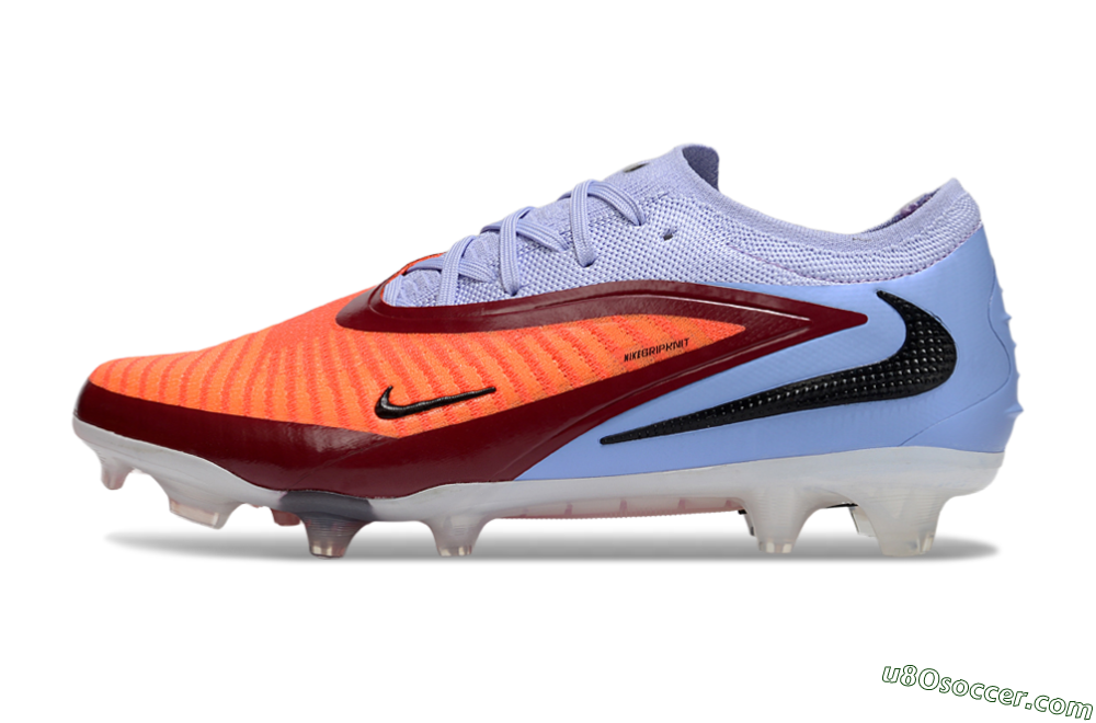 Nike Phantom 6 Elite Low FG Firm Ground Soccer Cleats - Red/Blue/Black 2