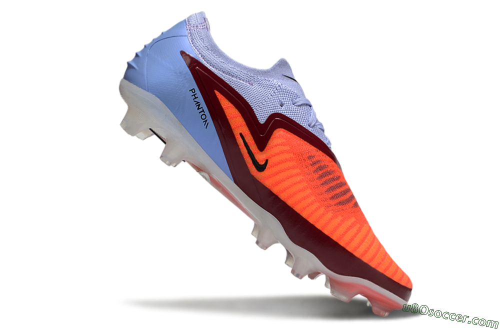 Nike Phantom 6 Elite Low FG Firm Ground Soccer Cleats - Red/Blue/Black 4