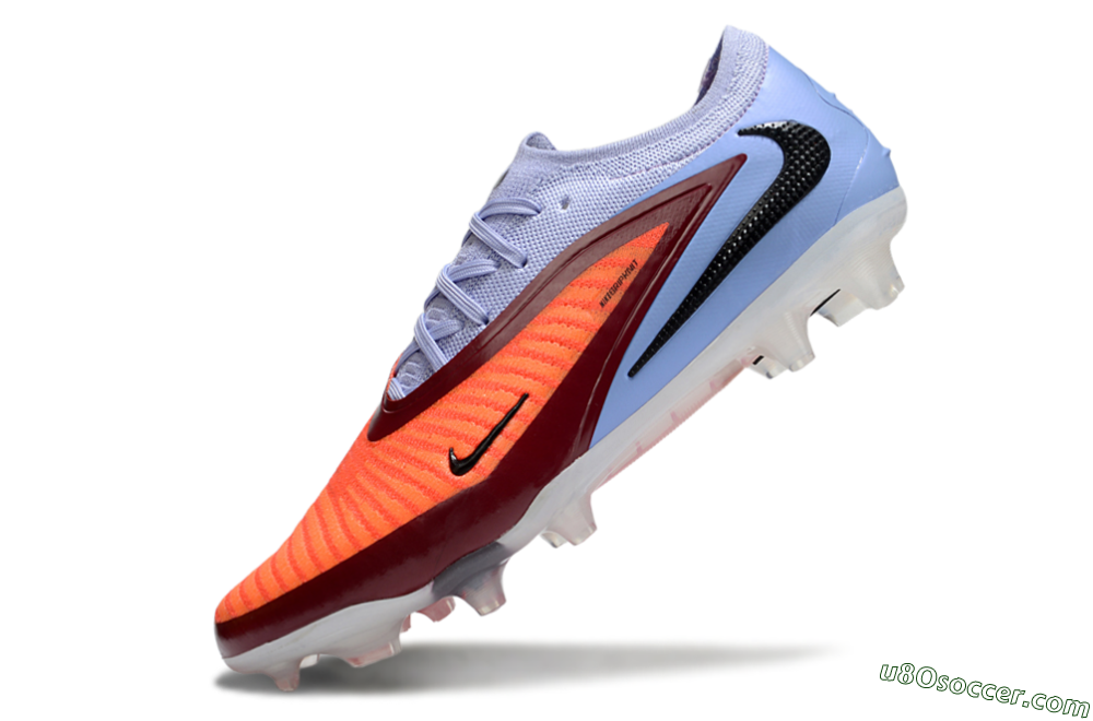 Nike Phantom 6 Elite Low FG Firm Ground Soccer Cleats - Red/Blue/Black 5