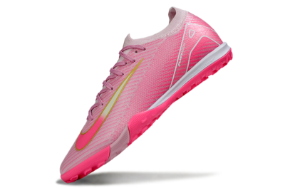 Nike Air Zoom Mercurial Vapor 16 Elite TF Artificial Turf Soccer Shoes - Pink/Gold/White