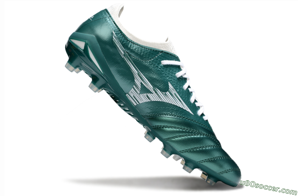 Mizuno Morelia Neo 4 FG Firm Ground Soccer Cleats - Jade/White 4
