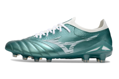 Mizuno Morelia Neo 4 FG Firm Ground Soccer Cleats - Jade/White
