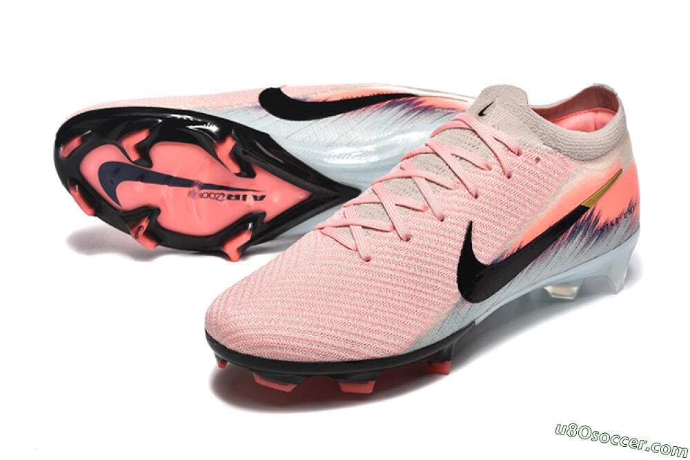 Nike Air Zoom Mercurial Vapor 16 Elite FG Firm Ground Soccer Cleats - Pink/Black/Jade 3
