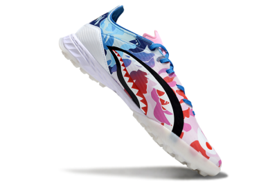 Adidas F50 Pro TF Artificial Turf Soccer Shoes - White/Red/Pink/Blue