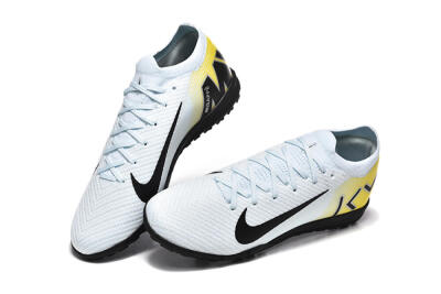 Nike Air Zoom Mercurial Vapor 16 Elite TF Artificial Turf Soccer Shoes - White/Black/Yellow