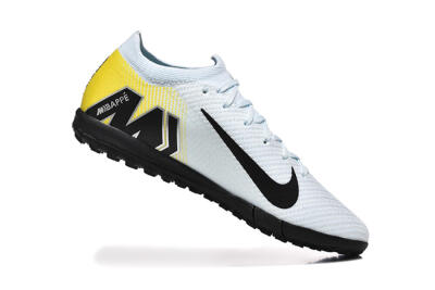 Nike Air Zoom Mercurial Vapor 16 Elite TF Artificial Turf Soccer Shoes - White/Black/Yellow