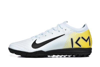 Nike Air Zoom Mercurial Vapor 16 Elite TF Artificial Turf Soccer Shoes - White/Black/Yellow