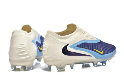 Nike Phantom 6 Elite Low FG Firm Ground Soccer Cleats - Blue/White/Black