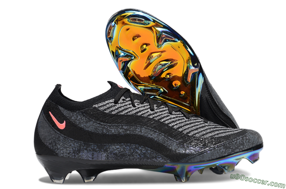 Nike Air Zoom Mercurial Vapor 16 Elite FG Firm Ground Soccer Cleats - Black/White/Pink 1