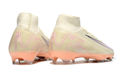 Nike Air Zoom Mercurial Superfly 10 Elite FG Firm Ground Soccer Cleats - Beige/Pink/Silver