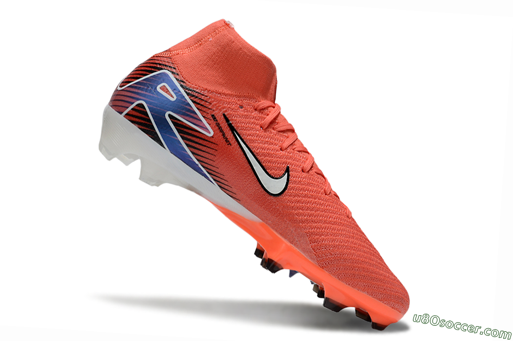 Nike Air Zoom Mercurial Superfly 10 Elite FG Firm Ground Soccer Cleats - Red/White/Blue 4