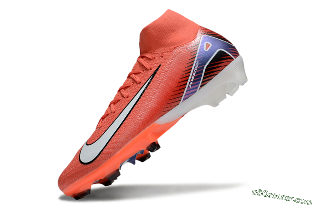 Nike Air Zoom Mercurial Superfly 10 Elite FG Firm Ground Soccer Cleats - Red/White/Blue 5