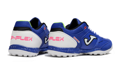 Joma Top Flex TF Artificial Turf Soccer Shoes - Blue/Silver/Black