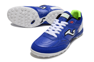 Joma Top Flex TF Artificial Turf Soccer Shoes - Blue/Silver/Black