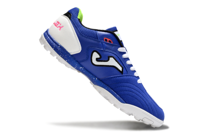 Joma Top Flex TF Artificial Turf Soccer Shoes - Blue/Silver/Black