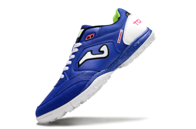 Joma Top Flex TF Artificial Turf Soccer Shoes - Blue/Silver/Black